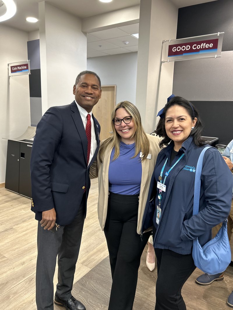 Victor Arias meeting with community leaders and supporters at a Southwest Florida event
